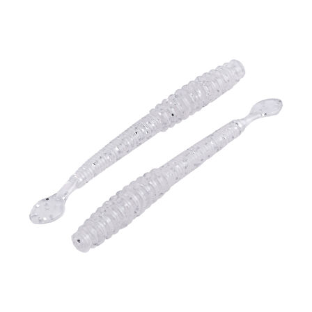 Silikon Sahte Kurt Yem - 2,2g 87mm - Fishack Wormix - Silver White