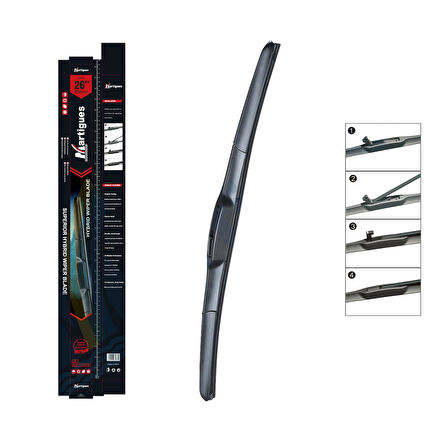 Martigues Silecek Universal Hibrit 650Mm 26 Inc
