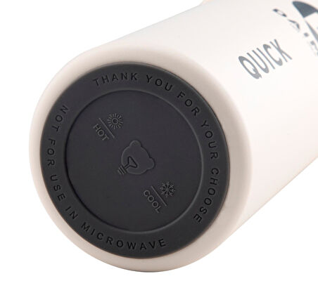 Daima Quick 650 ML 12 Saat Sıcak 24 Saat Soğuk Beyaz Termos