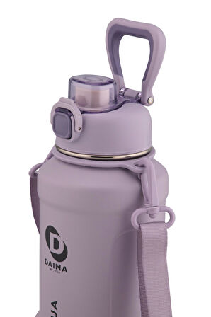 Daima Aqua 1000 ML 12 Saat Sıcak 24 Saat Soğuk Mor Termos
