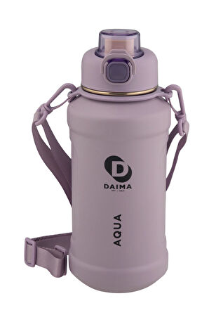 Daima Aqua 1000 ML 12 Saat Sıcak 24 Saat Soğuk Mor Termos