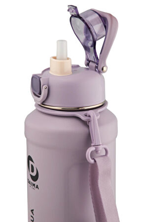 Daima Aqua 1000 ML 12 Saat Sıcak 24 Saat Soğuk Mor Termos