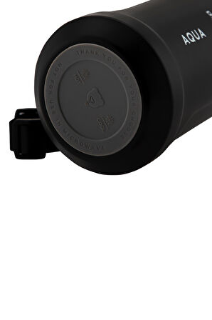 Daima Aqua 1000 ML 12 Saat Sıcak 24 Saat Soğuk Çelik Siyah Termos