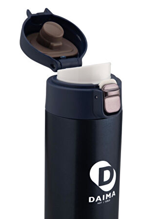 Daima Handy 520 ML 12 Saat Sıcak 24 Saat Soğuk Lacivert Termos