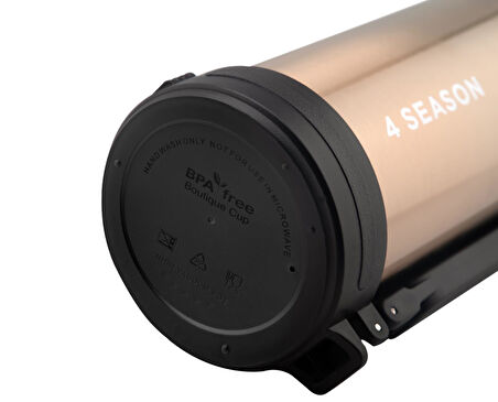 Daima 4 Season 1800 ML 12 Saat Sıcak 24 Saat Soğuk Bronz Termos