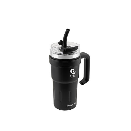 Daima Coolflow 780 ML 12 Saat Sıcak 24 Saat Soğuk Siyah Termos
