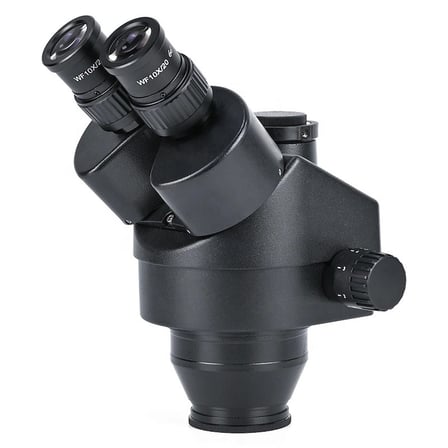 SZM Trinoküler Mikroskop Kafa Siyah - 0.5X CTV Kamera Adaptörlü Stereo Zoom Başlık (WF10X/20)
