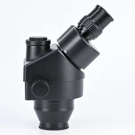 SZM Trinoküler Mikroskop Kafa Siyah - 0.5X CTV Kamera Adaptörlü Stereo Zoom Başlık (WF10X/20)
