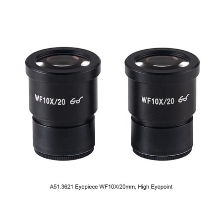 SZM Trinoküler Mikroskop Kafa Beyaz - 0.5X CTV Kamera Adaptörlü Stereo Zoom Başlık (WF10X/20)