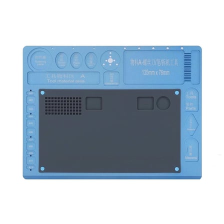 Mikroskop ZS 7050P Trinoküler Mikroskop Seti- 7X-50X Zoom, 0.5X CTV, LED Işıklı ve Alüminyum Pedli Mavi Tabla Set