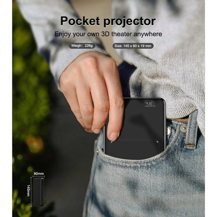 idragon S90 Mini Taşınabilir DLP Projeksiyon Cihazı Kompakt tasarımı ve gelişmiş DLP görüntü teknolojisiyle öne çıkan idragon S90, evde, ofiste, seyahatte ve açık hava etkinliklerinde yüksek kaliteli görüntü deneyimi sunar. Texas Instruments DLP tekn