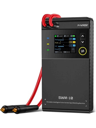Fnirsi SWM-10 Akıllı Nokta Pil Punta Makinesi | Renkli Ekranlı Taşınabilir 18650 Pil Kaynak Cihazı