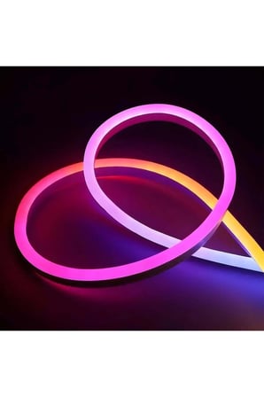RGB 3 M esnek yumuşak şerit su geçirmez akıllı Rgbic Neon Led ışıkları ev yatak odası için