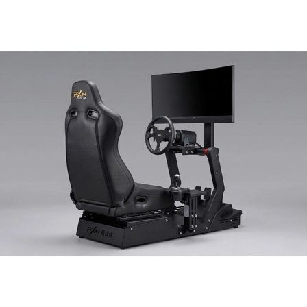 GT-M Profesyonel Yarış Simülatörü Kokpiti + INNOCN 34" UltraWide OLED 165Hz Curved Gaming Monitör Seti