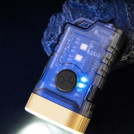 A11 Mini LED Anahtarlık Feneri – 1000 Lumen Süper Parlak, Type-C Şarjlı, Manyetik Gövdeli, Çok Modlu EDC El Feneri
