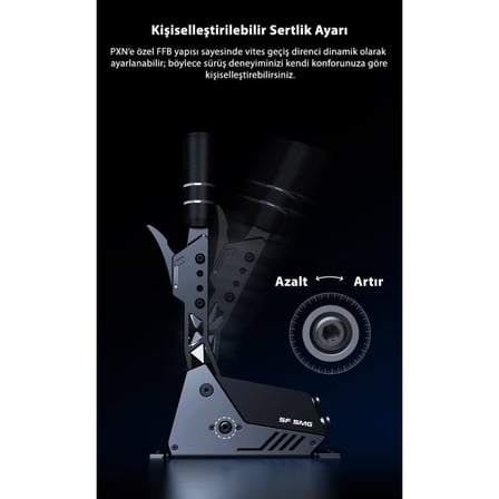 Sf Smg Sıralı Vites (Sequential Shifter) - Hall Manyetik Sensörlü Tam Metal Yarış Vitesi