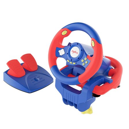 PXN V2 WL Kablosuz Oyun Direksiyonu ve Pedal Seti, Titreşim Destekli Yarış Direksiyonu, PC, PS3, PS4, Switch ve Xbox Uyumlu