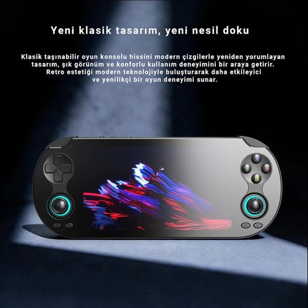 RG Vita Pro Retro Oyun Konsolu 5.5” Full HD IPS Ekran Android 14/Linux WiFi 6 Bluetooth 5.2 4GB RAM 64GB