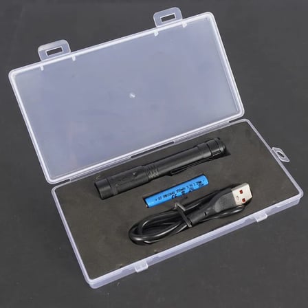 idragon 701USB Şarjlı Kalem El Feneri - Type-C Girişli, 2 Kademeli Işık Modu, Cep Klipsli Medikal Muayene ve Taşınabilir Cep Feneri