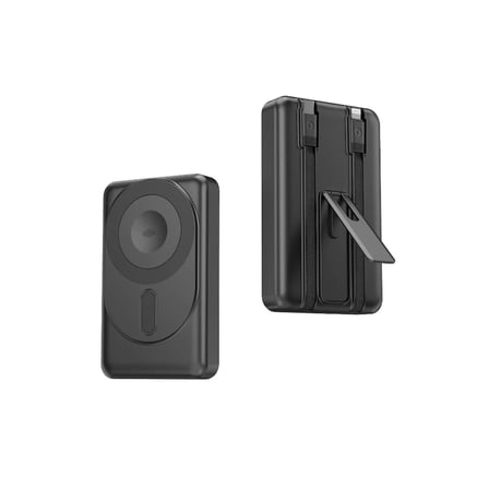 idragon DR-05 10000mAh Manyetik Kablosuz Hızlı Şarj Powerbank - 15W MagSafe, 22.5W Çıkış, Dahili Kablolu Taşınabilir Şarj Cihazı