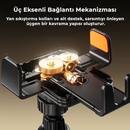 SD15 15W Hızlı Kablosuz Şarjlı Araç Telefon Tutucu - RGB Işıklı, Havalandırma Uyumlu, Sarsıntı Önleyici Otomatik Kavramalı