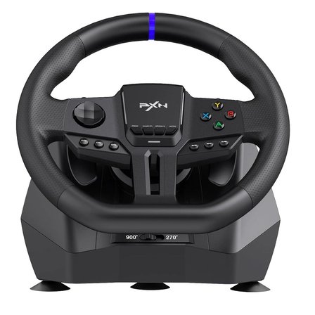 PXN V900 GEN2 Hall Effect Oyun Direksiyonu 270°/900° PC PS3 PS4 Xbox One Xbox Series X|S Nintendo Switch Uyumlu Pedallı Yarış Direksiyonu