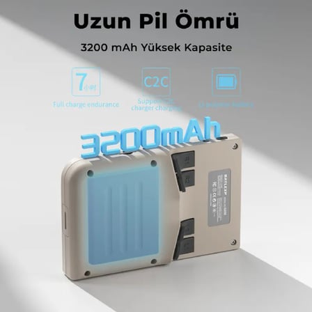 G350 Gri Retro El Oyun Konsolu 64 GB - 3.5 İnç IPS Ekran RK3326 İşlemci 3200 mAh Batarya (PSP, PS1, NDS Destekli)