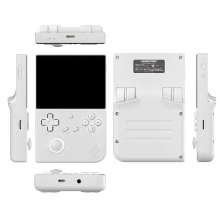 RG40XXV Dikey Retro El Oyun Konsolu 64 GB Beyaz - 4.0 İnç OCA IPS Ekran RGB Işıklı Joystick H700 İşlemci 5G Wi-Fi HDMI Bluetooth (PSP, PS1, DC Destekli)