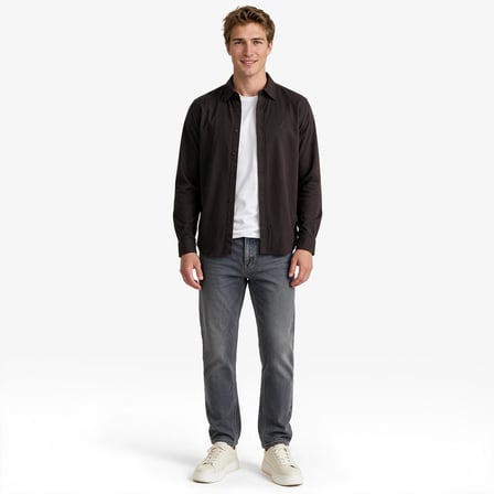 Nautica Erkek Kahverengi Regular Fit Gömlek
