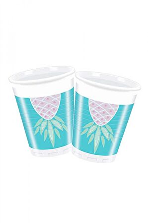 ANANAS BARDAK PLASTİK 8'Lİ