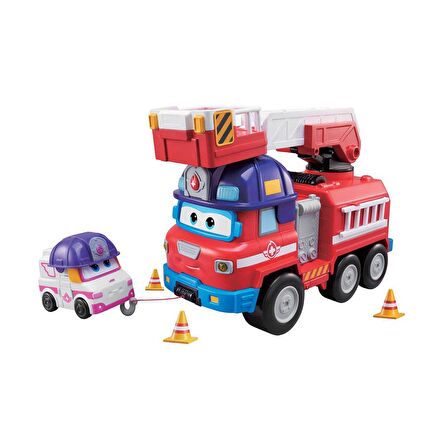 30824 Harika Kanatlar Sesli Işıklı İtfaiye Aracı ve Zoe