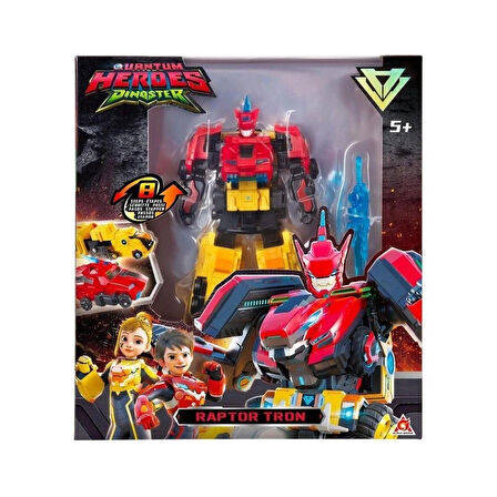 Mega Quantum Heroes Dinoster Transformer Raptor Tron
