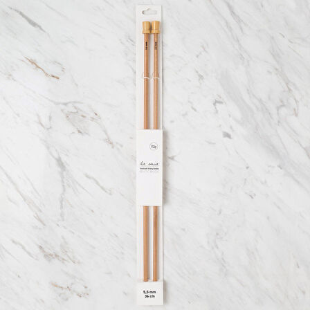 La Mia Whitewood 5.5 mm 36 cm Ahşap Örgü Şişi