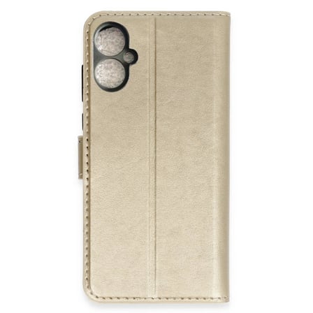 Tecno Spark 9 Pro Trend S Plus Kapaklı Kılıf - Gold