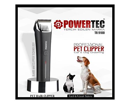 Powertec TR-9100 Köpek Kedi Tıraş Makinası