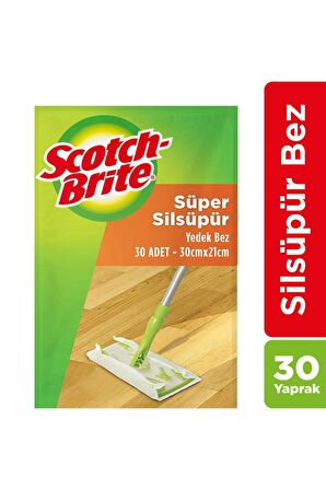 Scotch Brite Silsüpür Paspas Q600 Yedek Bez (30 Adet)