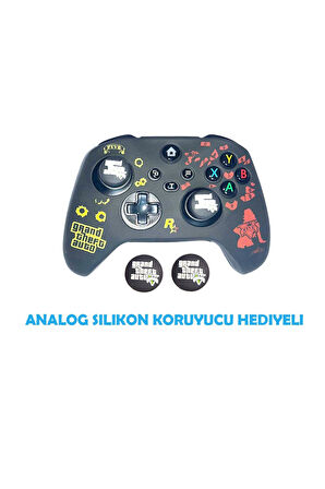 Xbox Series S/Series X  Grand Teft Auto Koruyucu Silikon Kılıf + Analog silikon Koruyucu