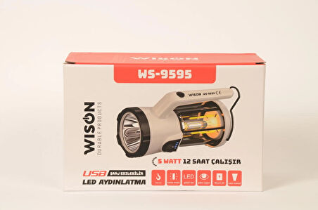 Wison Ws-9595 5 watt Led Aydınlatma Beyaz