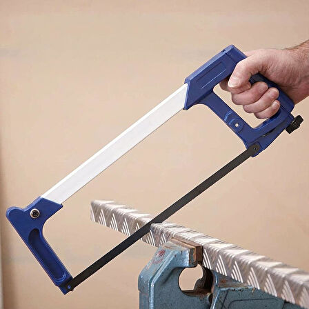 WORKPRO WP215022 300mm BI-METAL 24TPI Ağır Hizmet Tipi Alüminyum Gövde Demir Testeresi 