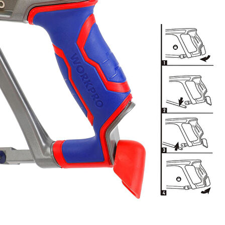 WORKPRO WP215027 300mm BI-METAL 24 TPI Ağır Hizmet Tipi Demir Testeresi 