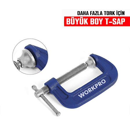 WORKPRO WP232017 50mm G Tipi İşkence