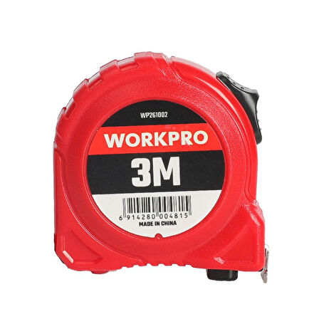 WORKPRO WP261002 3Mx16mm Beyaz Çelik Şerit Metre 