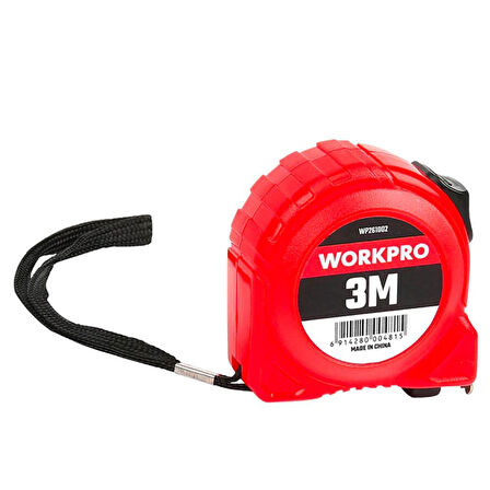 WORKPRO WP261002 3Mx16mm Beyaz Çelik Şerit Metre 