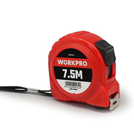 WORKPRO WP261004 7,5Mx25mm Beyaz Çelik Şerit Metre 