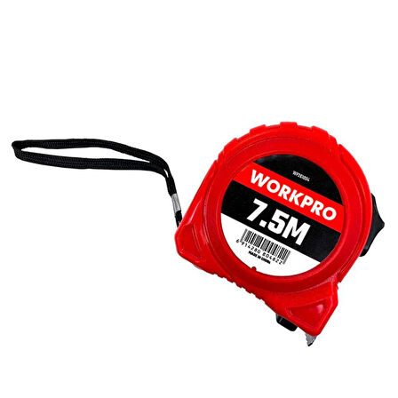 WORKPRO WP261004 7,5Mx25mm Beyaz Çelik Şerit Metre 