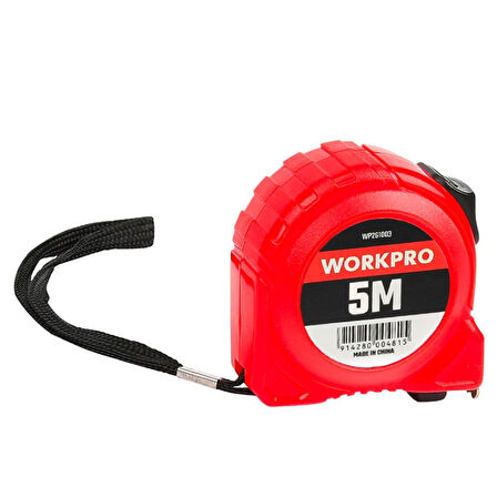 WORKPRO WP261003 5Mx19mm Beyaz Çelik Şerit Metre 