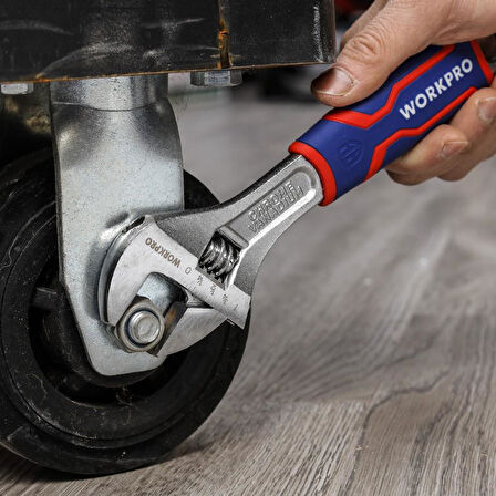 WORKPRO WP272010 150mm Cr-V Profesyonel Kurbağacık Anahtar