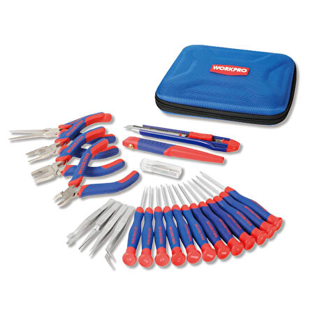 WORKPRO WP209007 27 Parça Profesyonel Hassas Tamir/Bakım Alet Seti 