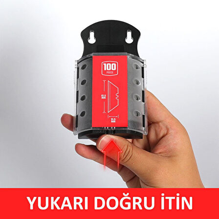 WORKPRO WP213003 100’Lü Rötuş Maket Bıçağı Yedeği