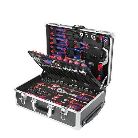 WORKPRO WP209089 145 Parça CR-V Profesyonel El Aleti Tamir Seti Tamir Bakım Çantası 